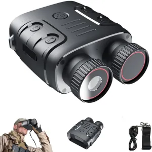 Night Vision Binoculars,1080P 5X Digital Zoom 984Ft 7-Level Adjustable Infrared Night Vision for Photography,Wildlife Watching,Camping