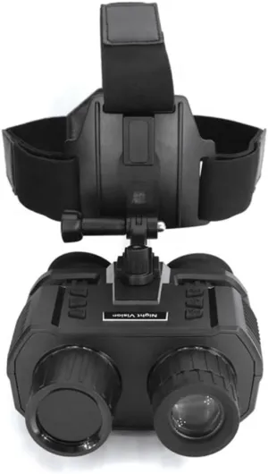 Night Vision Goggles 4K Infrared Binoculars for Adults Millitary 8X Digital Zoom Binoculars with Helmet Mount 300m All Dark Observation for Hunting Tactical Gear Wildlife Surveillance