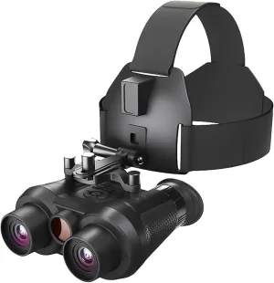 Night Vision Goggles Head Mounted, Rechargeable Binoculars for Adults, 4X Digital Zoom IR Night Vision Binoculars