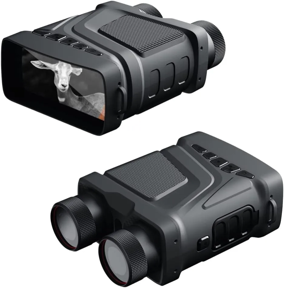 Night Vision Goggles, Infrarednight Night Vision Binoculars 5X Digital Zoom, 1080P Video 3 Inch TFT Screen,Nightvision Goggles for Hunting, Camping, Travel, Surveillance