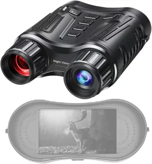 Night Vision Goggles - Over 1000FT Range, 3.2" Screen, 4K Video Recording, HD 36M Image & Video, with 2600mAh Fast Charging Battery 8X Digital Zoom, for Surveillance, Security and Wildlife Observation
