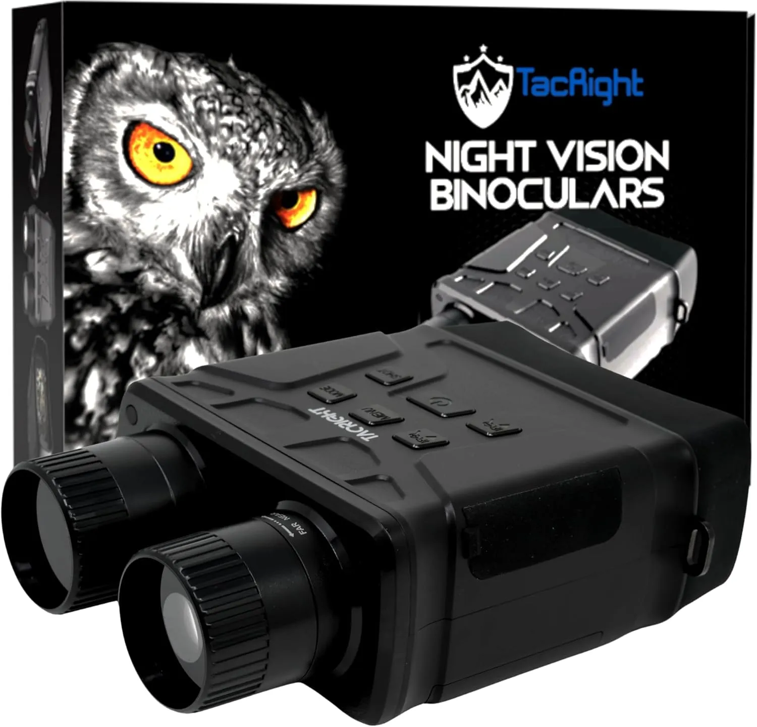 Night Vision Goggles With Camera - 5X Digital Zoom, HD Screen With 2.5" Display, Hunting Accessories, Equipment, Video Binoculars, Gifts for Men