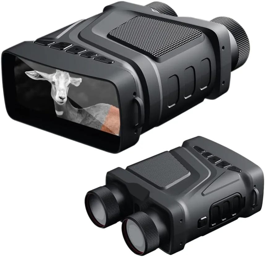 Night Vision Goggles,R12 Binoculars 1080p Infrarednight Vision Scope 5X Digital Zoom 300m Night Vision,2In1 Charging Mode,for Outdoor Travel, Hunting, Animal Observation