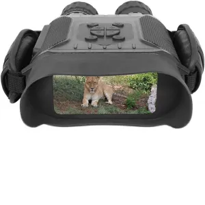 Night Vision Time Lapse IPX4 Binoculars 400M Big Screen 5X Zoom 4.5X40mm 32G Telescope Monocular