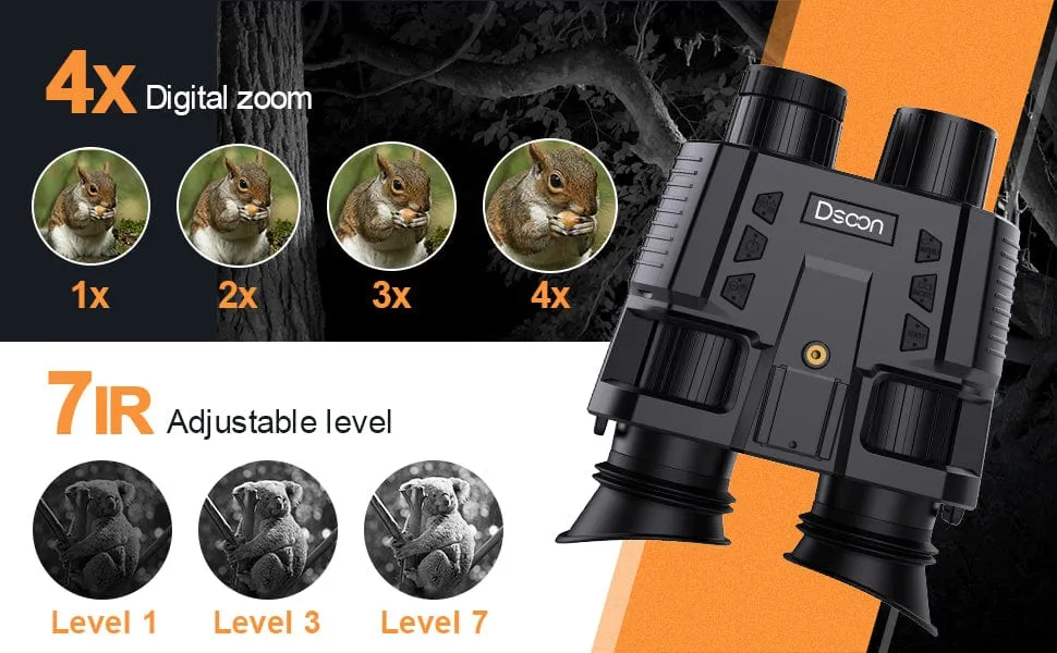 NightHunter Pro-X Tactical Infrared Night Vision Binocular Goggles