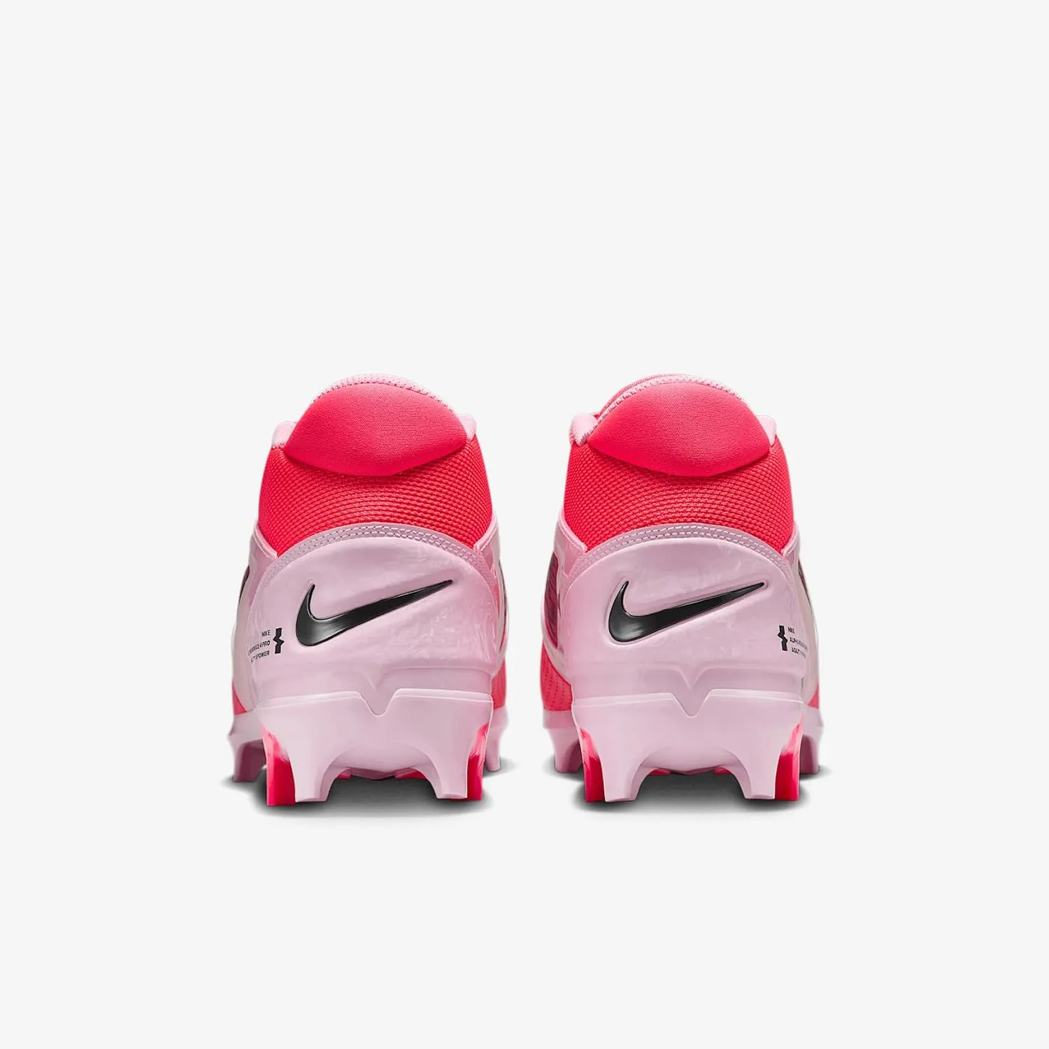 Nike Alpha Menace 4 Pro Football Cleats (HJ4568-600, Racer Pink/Pink Foam/Dark Smoke Grey/Dark Grey)