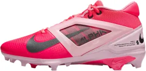 Nike Alpha Menace 4 Pro Football Cleats (HJ4568-600, Racer Pink/Pink Foam/Dark Smoke Grey/Dark Grey)