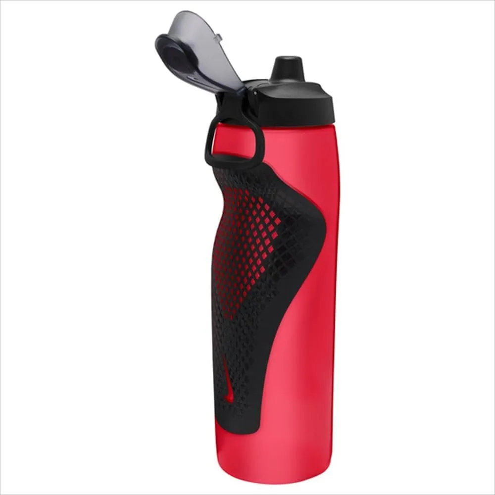 NIKE HY9000-640 Refillable Bottle Locking Lid 32oz University Red/Black 32oz/976ml