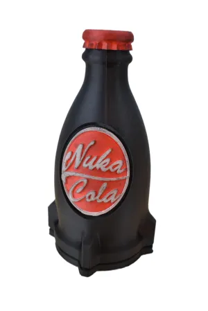 Nuka Cola Bottle Deck Box and Dice Storage - Fallout Themed Deck Box - Nuka Cola Designed Bottle - Vault Tec - Brotherhood of Steel (Black Wax Finish)