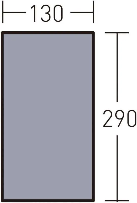 Ogawa 1437 Tent Sheet, PVC Multi-Sheet, for Outdoors, Camping, 11.8 x 55.1 inches (300 x 140 cm), Silver (Light Gray)