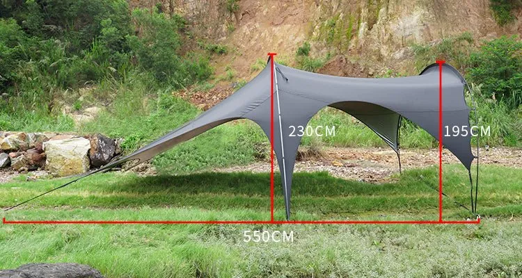 Opera House Shaped Awning  for Camping base  MOT-TM002