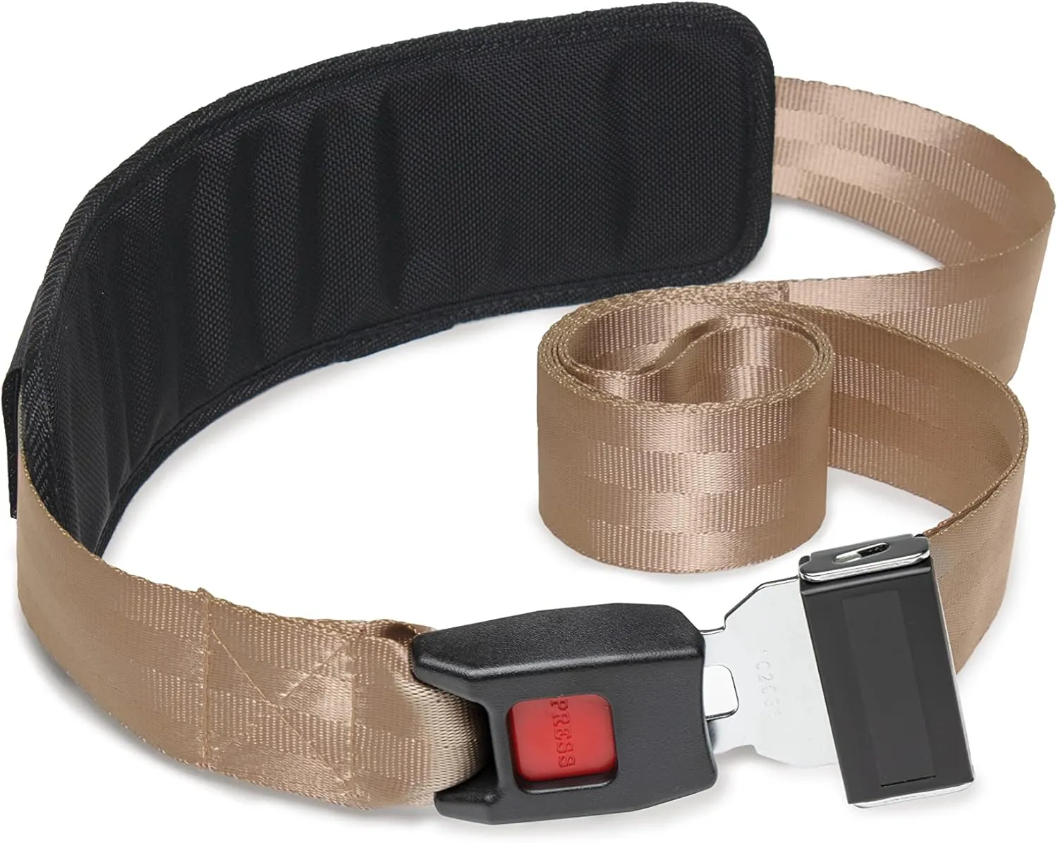 OPTP Extremity Mobilization Strap – 8’ Adjustable Manual Therapy Mobilization Belt - Nylon Strap with Pad and Push Button Buckle Release for Traction and Stabilization