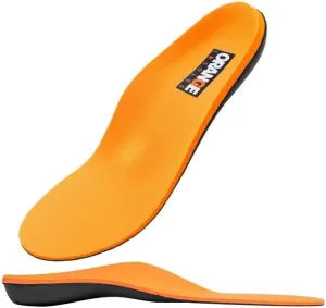 Orange Full Length H Fits Men's Shoe 11-11.5, Women's 12.5-13 Uses a Heel Cup, Contoured Medial Arch,and Metatarsal pad to Help with Better Alignment and Weight Distribution