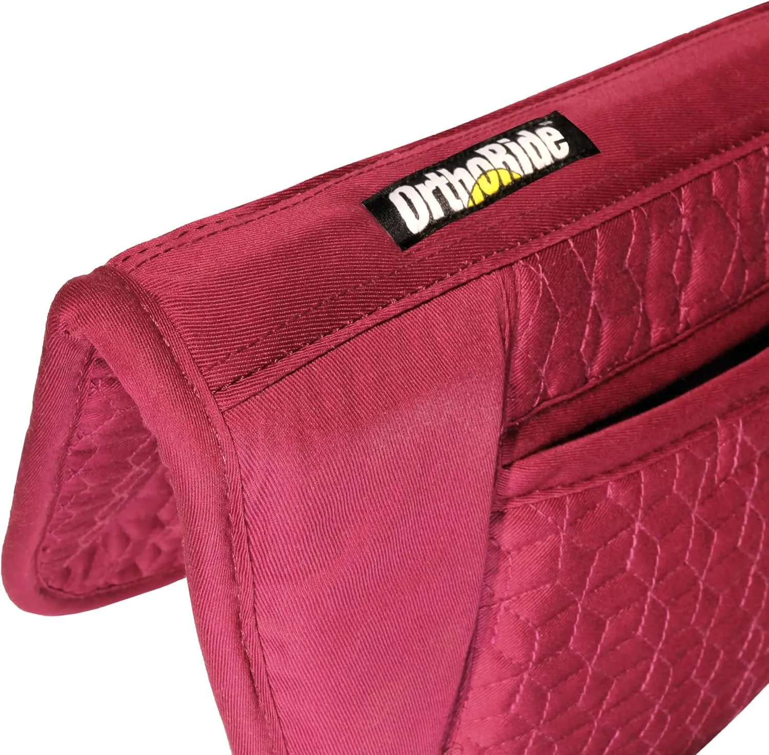 OrthoRide English Half Pad English Saddle Pad Quilted Correction Pad Adjustable 12 Memory Foam Inserts English can be Used w Western, Dressage