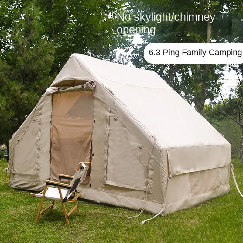 Outdoor Inflatable Camping Tent, Quick Automatic Opening, Family Travel Air Tent, One Bedroom, One Living Room