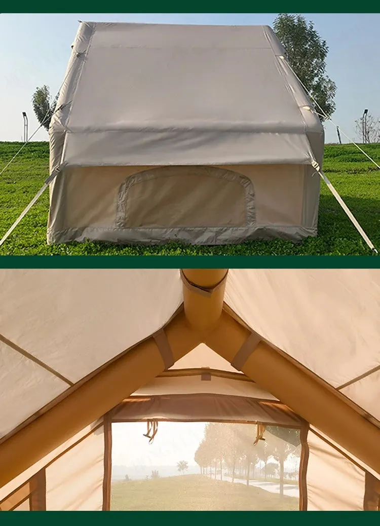 Outdoor Inflatable Camping Tent, Quick Automatic Opening, Family Travel Air Tent, One Bedroom, One Living Room