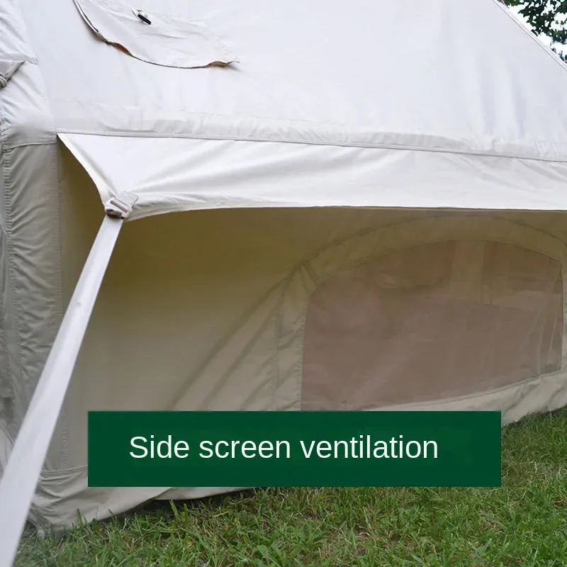 Outdoor Inflatable Camping Tent, Quick Automatic Opening, Family Travel Air Tent, One Bedroom, One Living Room