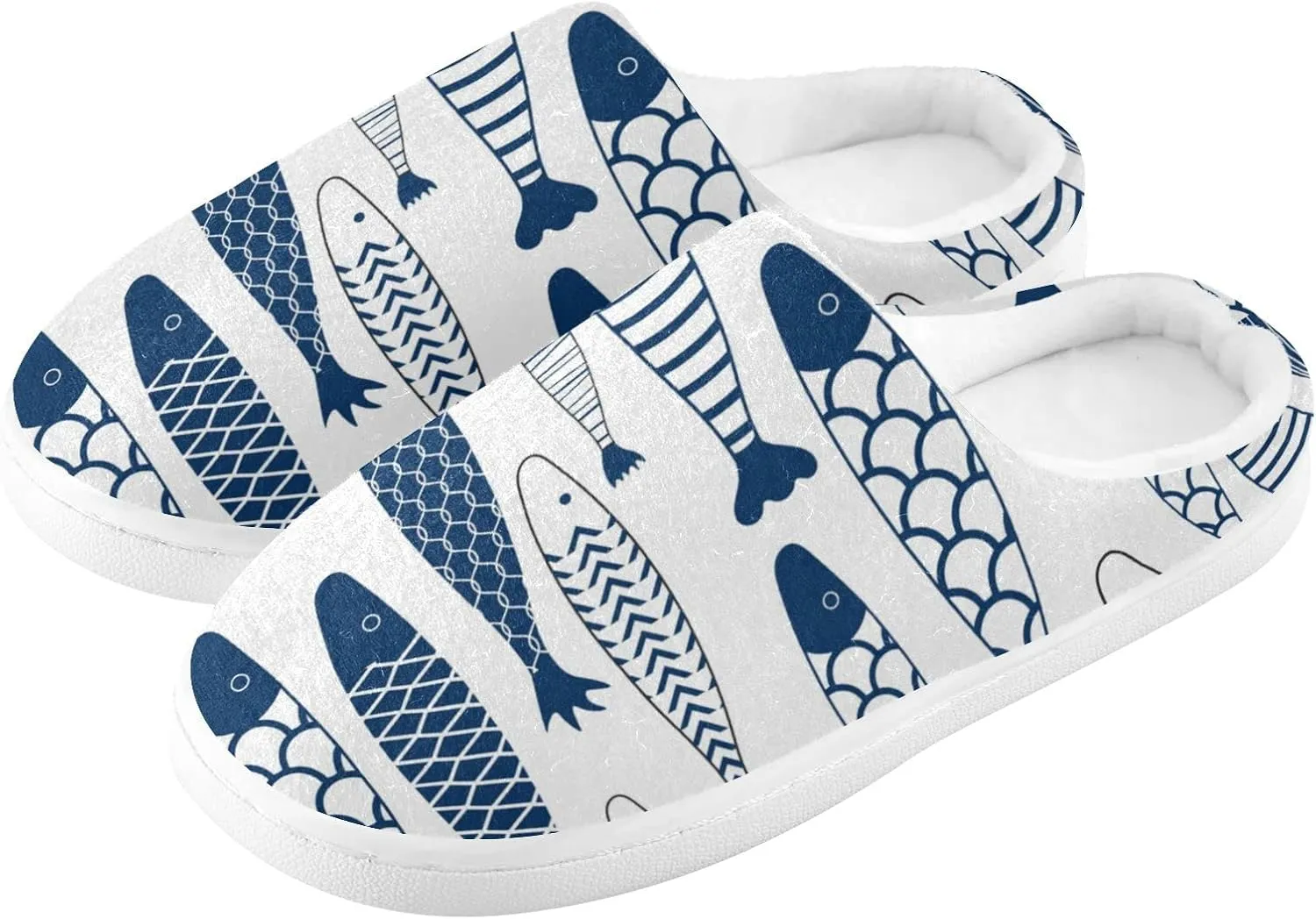 Oyihfvs Unisex Memory Foam Warm Slippers Comfort Soft Casual Shoes for Indoor Outdoor S-XXXL