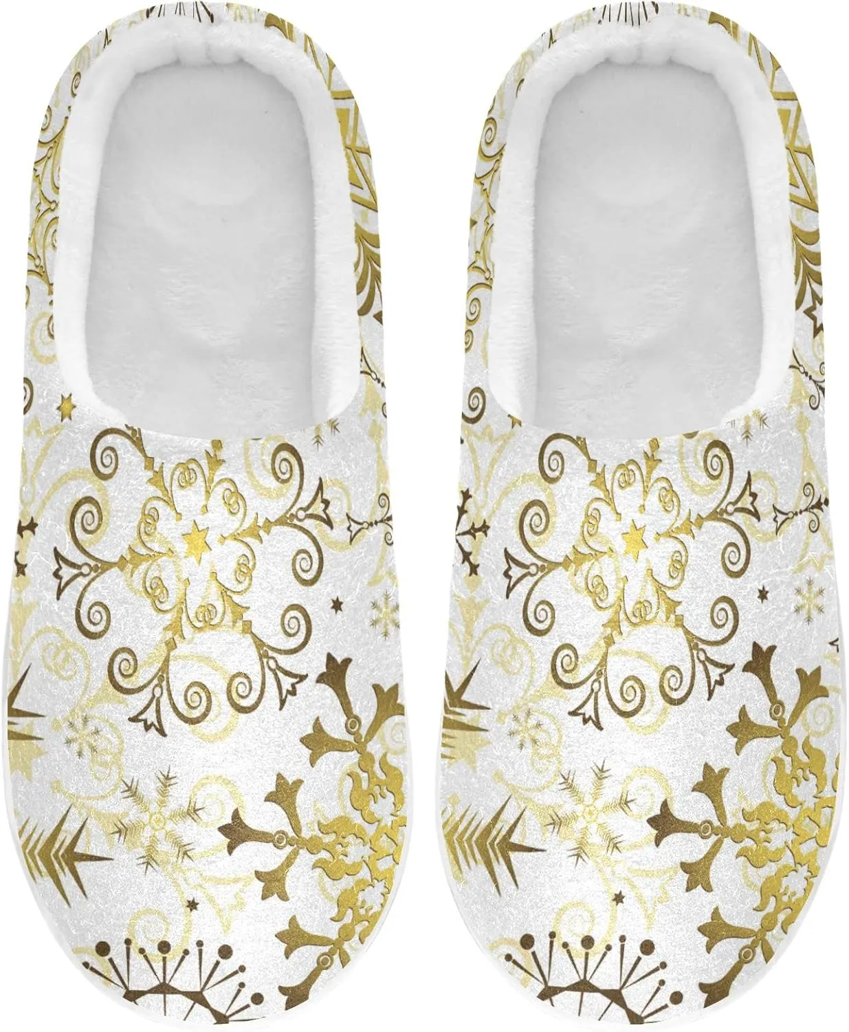 Oyihfvs Unisex Memory Foam Warm Slippers Comfort Soft Casual Shoes for Indoor Outdoor S-XXXL