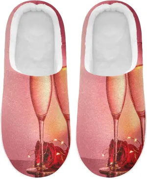 Oyihfvs Unisex Memory Foam Warm Slippers Comfort Soft Casual Shoes for Indoor Outdoor S-XXXL
