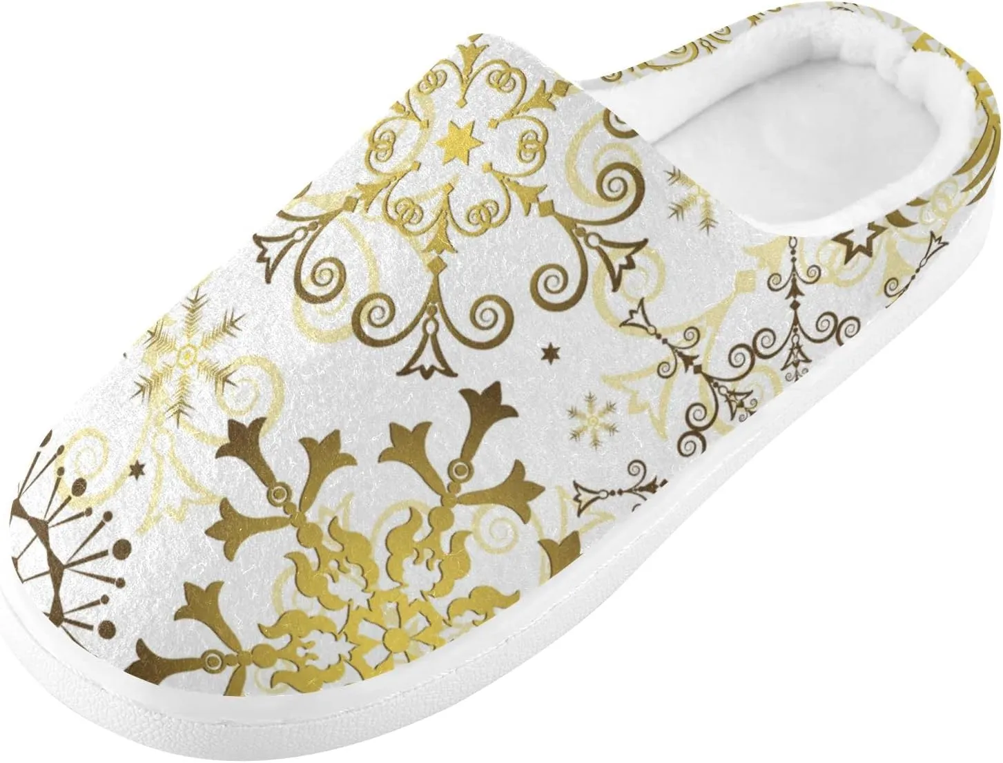 Oyihfvs Unisex Memory Foam Warm Slippers Comfort Soft Casual Shoes for Indoor Outdoor S-XXXL