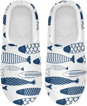 Oyihfvs Unisex Memory Foam Warm Slippers Comfort Soft Casual Shoes for Indoor Outdoor S-XXXL