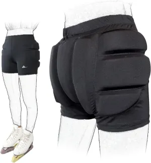 Padded Shorts Protective Crash Pants Tailbone Hip Butt Pad for Ice Figure Roller Skating Skateboarding Skiing Snowboarding