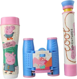 Peppa Pig Telescope with Tripod by Warner Brothers | Kids Telescope for Young Scientists, Encourage Scientific Discovery, Educational Insights, Toys & Games, 2-Piece, Black/Yellow