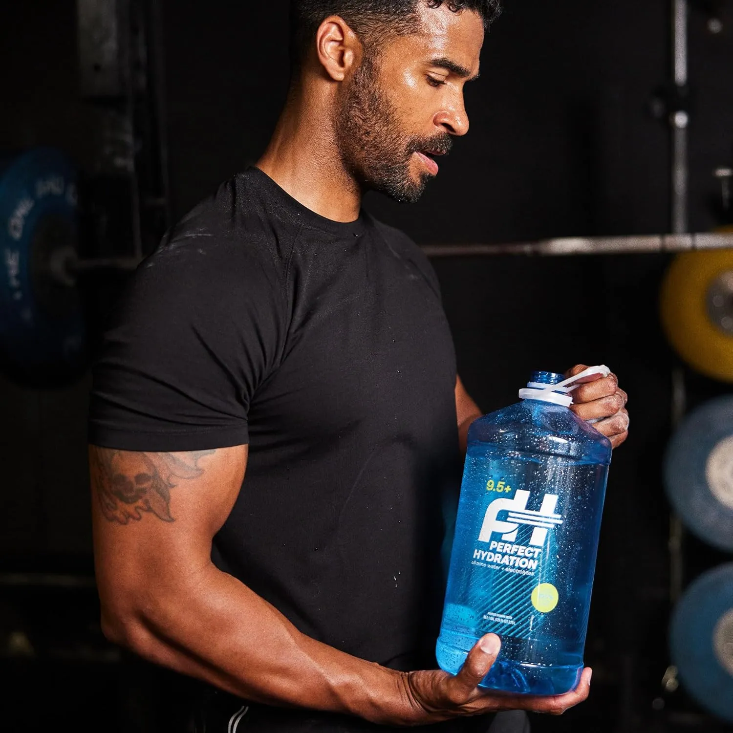 Perfect Hydration 9.5  pH Alkaline Drinking Water, Electrolyte Minerals for Taste, 8 Gallons (2 Cases of 128 fl oz Jugs)