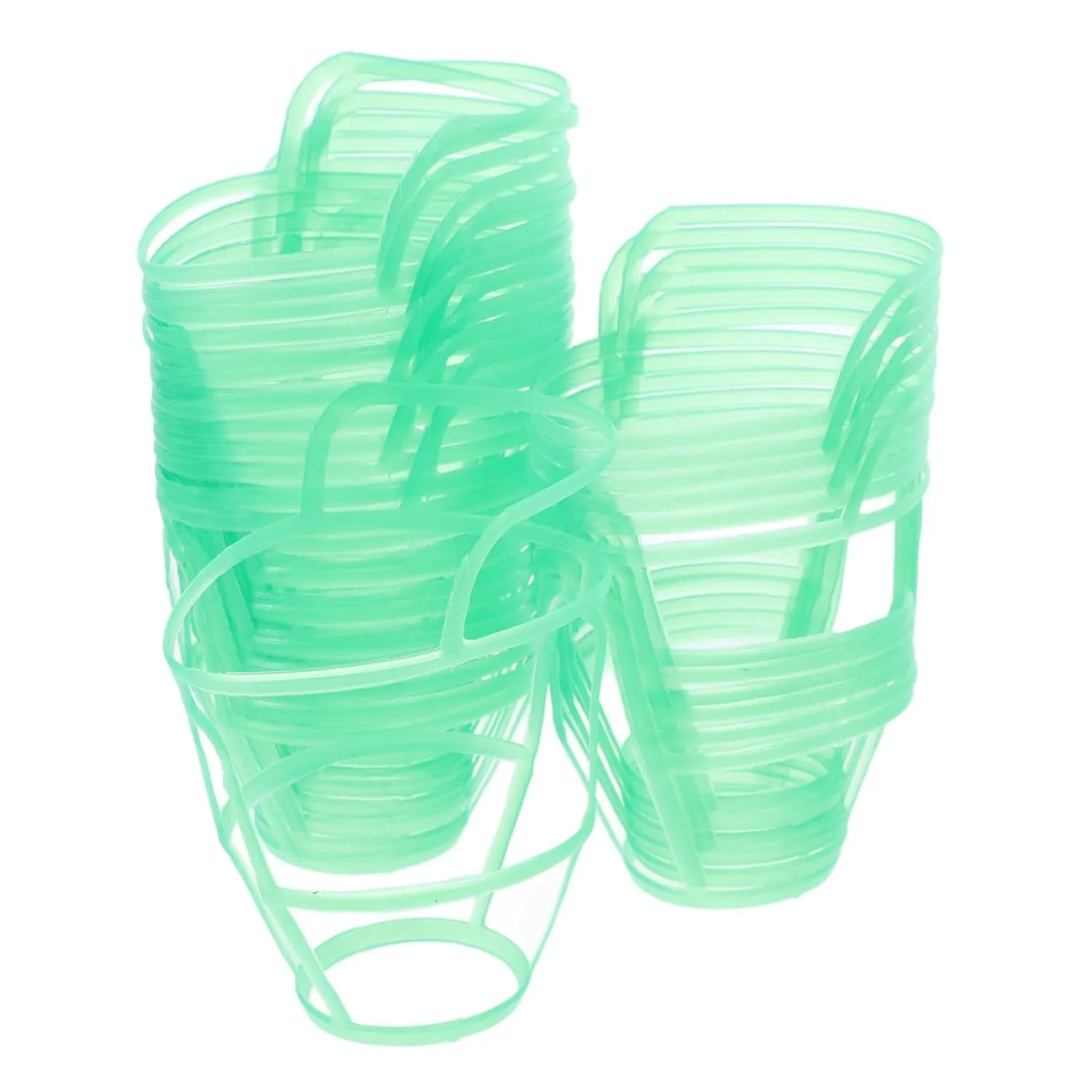 Plastic Net Bottle Cover 20pcs Infusion Mesh Bag Saline Bottle Drip Cover for Home Care