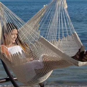 Portable Hammocks Nordic Style Hammock Portable Dormitory Bedroom Hanging Chair Indoor Outdoor Garden Swing Hanging Bed for Adult Hammock for Outdoor(White)