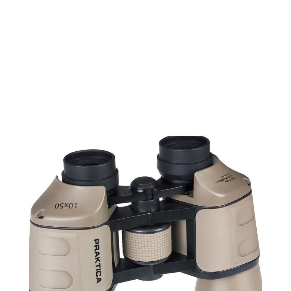 Praktica Falcon 10x50 Binoculars - Sand colour