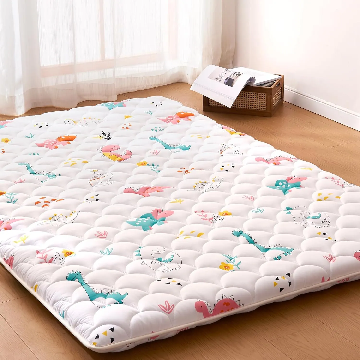 Premium Foam Japanese Floor Mattress Futon Mattress,100% High Density Comfortable Foam, Thicken Tatami Mat Sleeping Pad, Ideal for Comfort and Support, Queen (80" X 60")