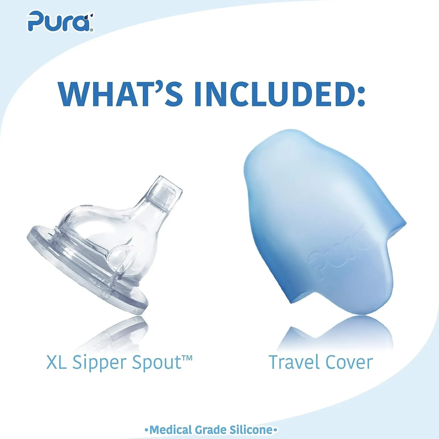 Pura Kiki 9oz/260ml Stainless Steel Insulated Sippy Bottle w/Sleeve, Plastic-Free, MadeSafe Certified, Medical-Grade Silicone Sipper Spout Fast Flow Rate for Kids, Toddlers, Babies & Infant – Unicorn