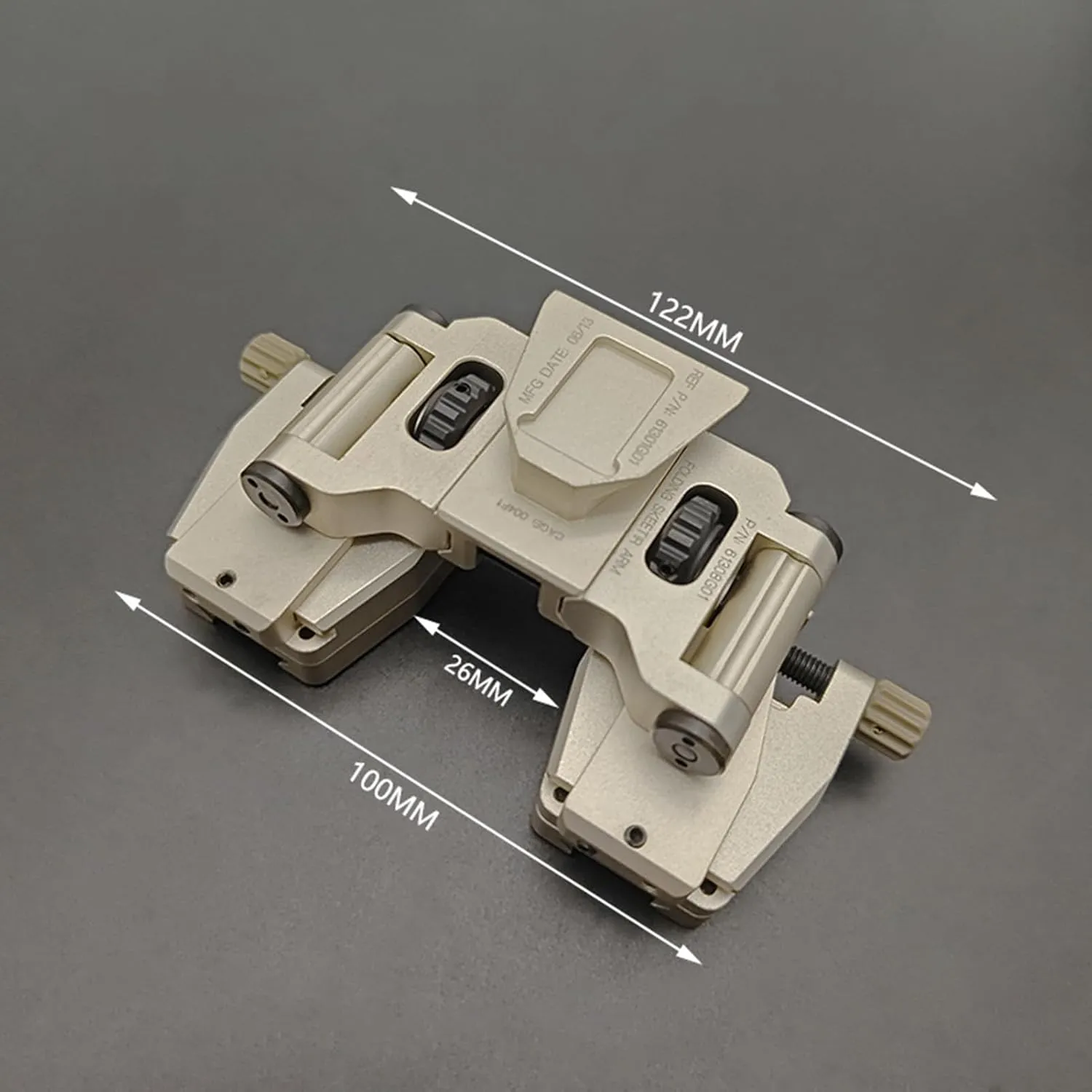 PVS-14 Light Weight Dual Tube Mounting System IC AN/PVS-14LW，Night Vision Goggles Night Vision Adapter for PVS-14 Night Vision Binoculars Monocular Or Binocular