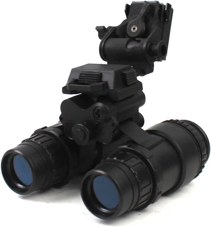 PVS15 NVG Dummy Model,Helmet Dual-Tube Binocular Night Vision Goggles for Cosplay Display, No Function
