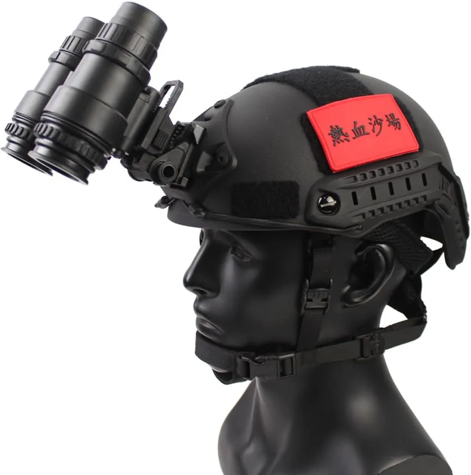 PVS15 NVG Dummy Model,Helmet Dual-Tube Binocular Night Vision Goggles for Cosplay Display, No Function