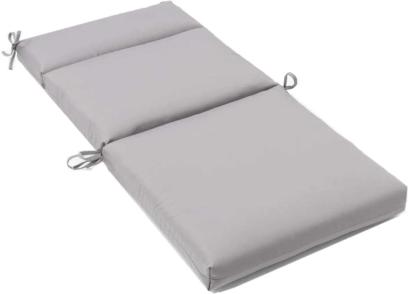 QILLOWAY Outdoor/Indoor High Back Chair Cushion,Sponge Foam Thickened Patio Chair Pad,4counts,Grey
