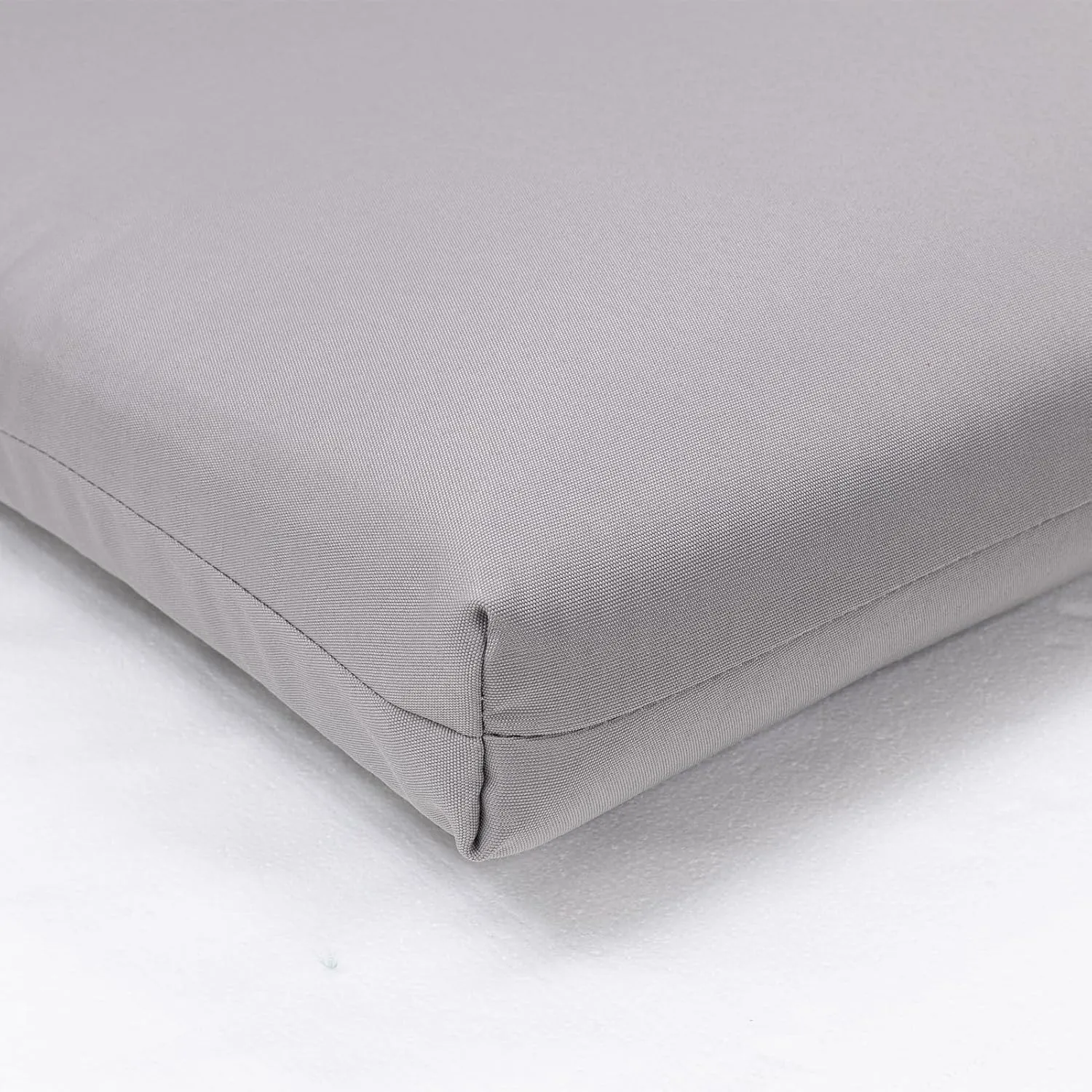 QILLOWAY Outdoor/Indoor High Back Chair Cushion,Sponge Foam Thickened Patio Chair Pad,4counts,Grey