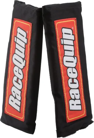 RaceQuip 767001RQP Harness Pad Fire Retardant RaceQuip Logo Black 2 and 3 in Harness