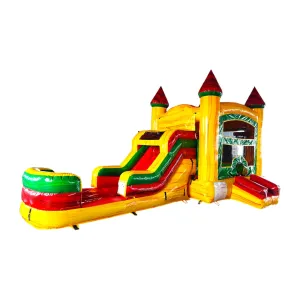Rasta Splash Econo Bounce House with Slide (Wet/Dry)