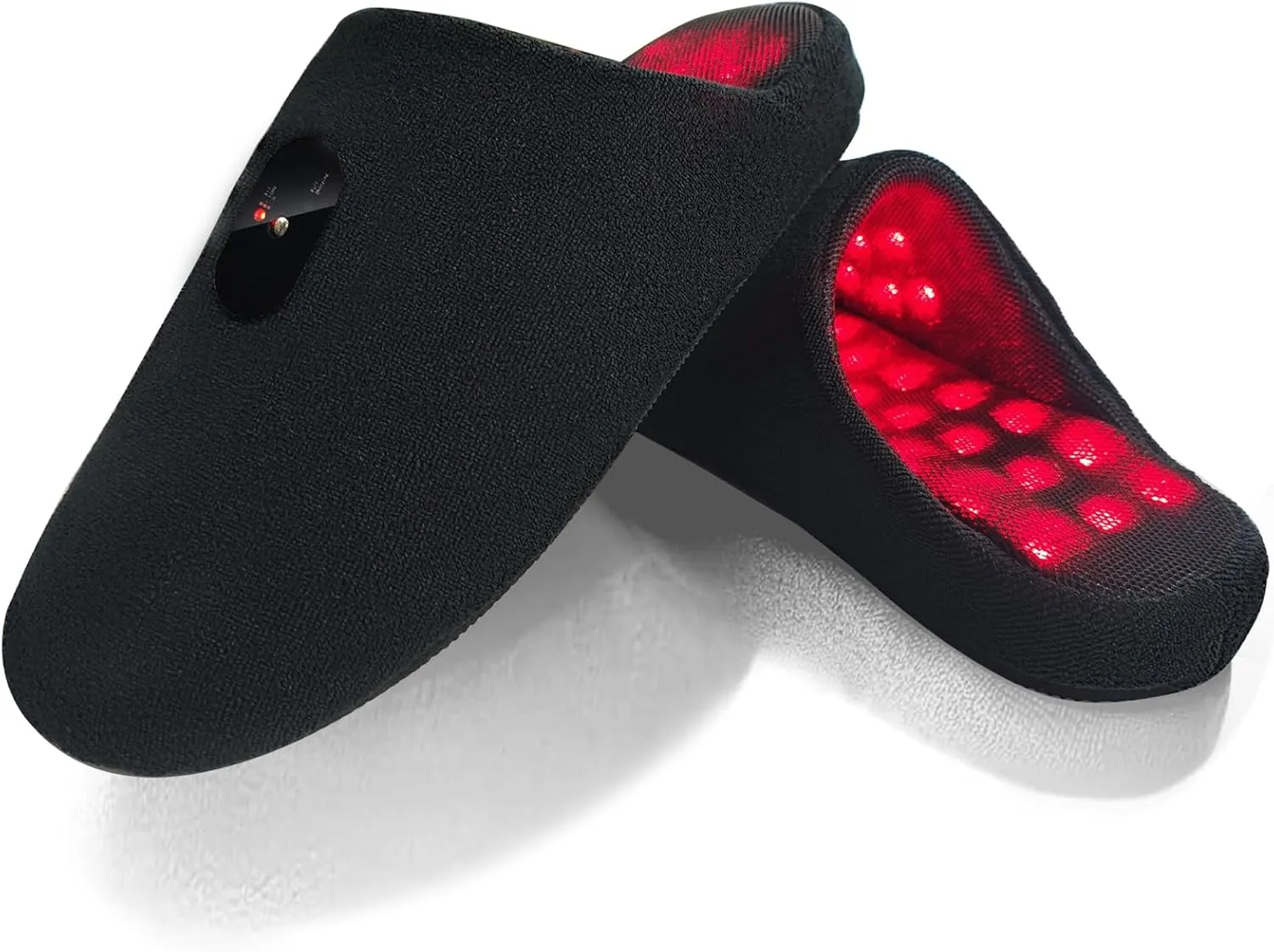 Red Light Therapy for feet, Rechargeabie Infrared Light Therapy Devices at Home，for feet Pain Relief（Black 9 Yards）