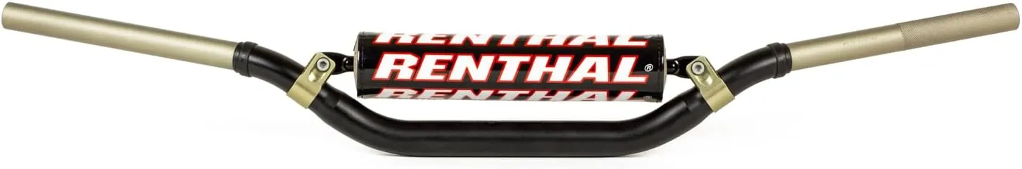 Renthal 990-01-BK-07-185 Twinwall Yam YZ 07-23 / YZF 07-17 3.62 1 1/8-Inch MX/Enduro Handlebar