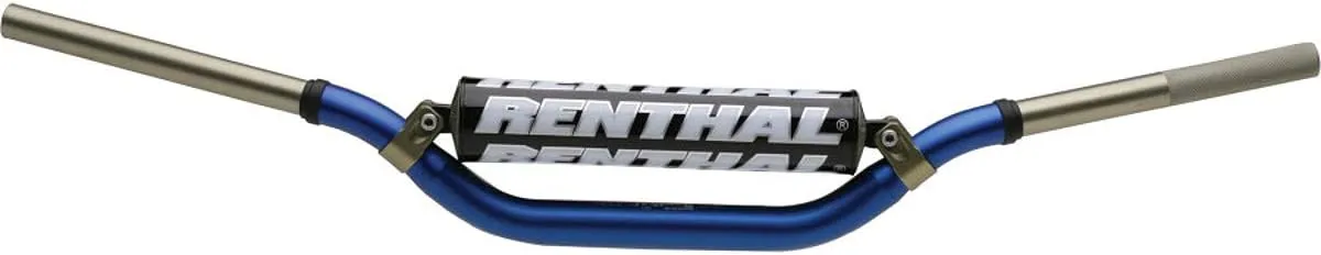 Renthal 997-01-BU-02-184 Twinwall Blue 1-1/8" Aluminum Handlebar