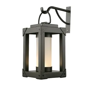 Rhye Bronze LED Integrated Battery Outdoor Lantern
