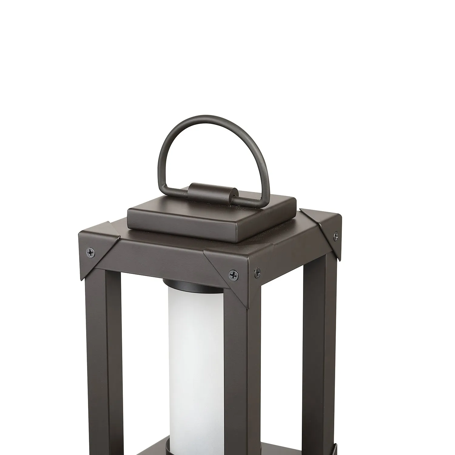 Rhye Bronze LED Integrated Battery Outdoor Lantern