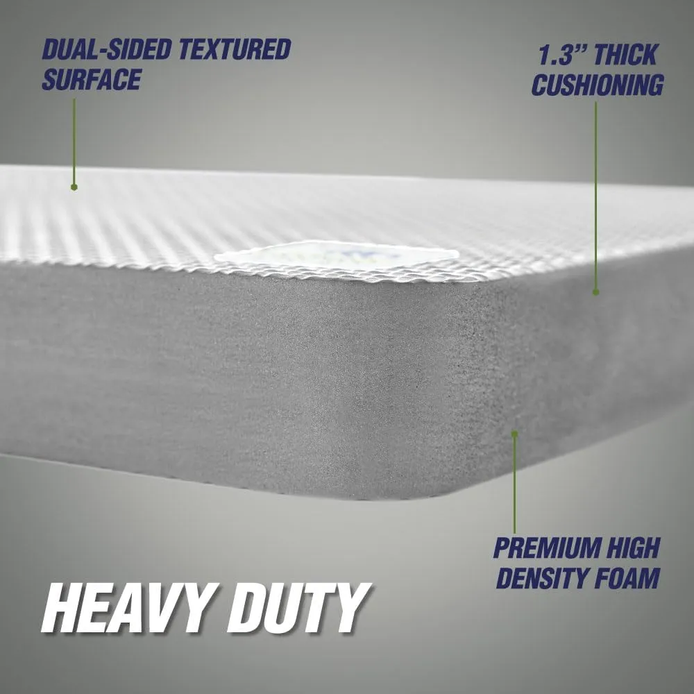 Rugged Rhino Soft Foam Patent Pending Kneeling Pad, Garden Knee Pads Resists Water, Thick Durable Shock Absorbent, Comfortable Strong Rebound, Gardening, Mechanic Tools, Bathing Baby, Slate Gray