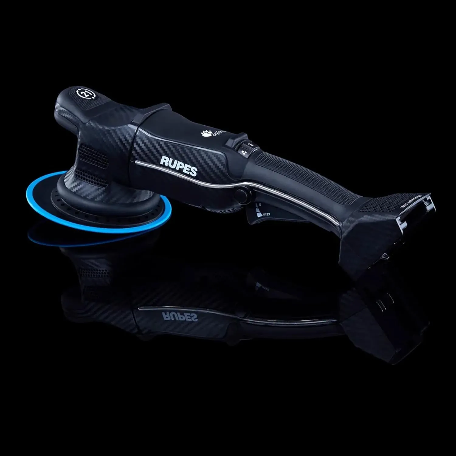 RUPES HLR21 BigFoot iBrid Random Orbital Polisher Basic Kit - Includes Dual Charger, 2 Batteries, D-A Series High Performance Polishing Pads & Compounds