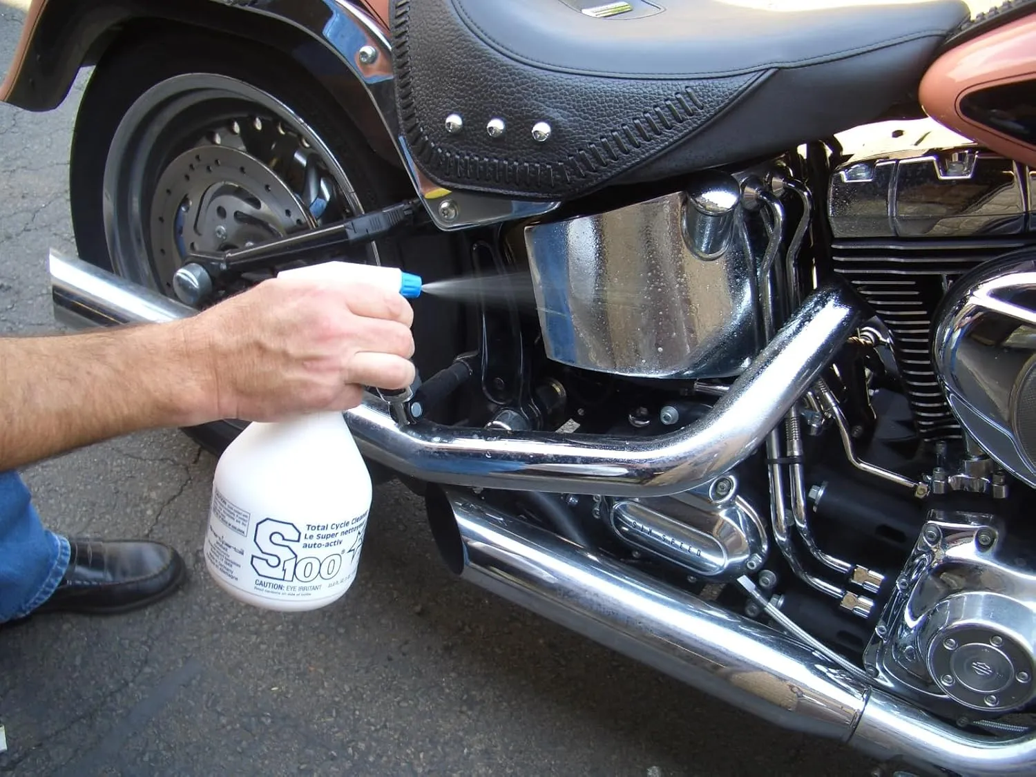 S100 12001B Total Cycle Cleaner Bottle - 33.8 oz.
