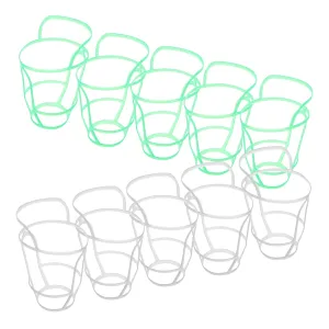 Saline Bottle Covers 20pcs Infusion Bottle Covers Grid Net for Saline Bottle Reusable Drip Bottle Holder